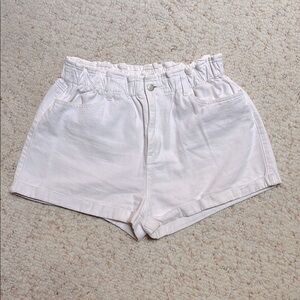 Wild Honey Size Large White Paper Bag Shorts